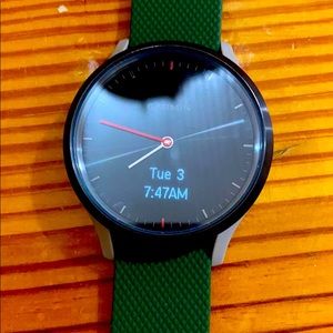 A Garmin vivomove hr watch